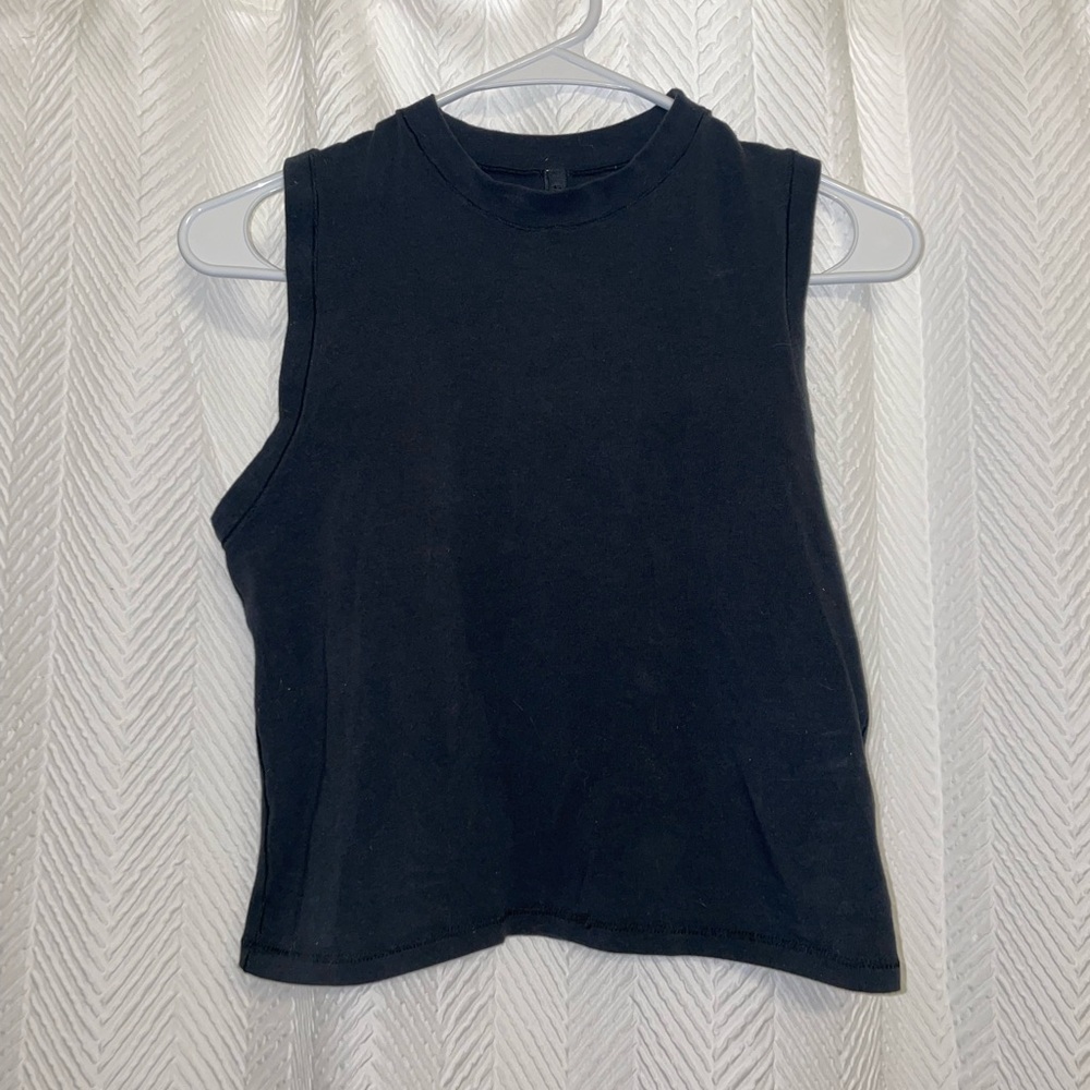 Skims Black Muscle Tank